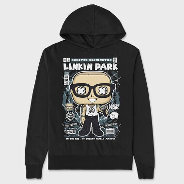 Chester Bennington, Unisex Men's Hoodie