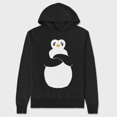 Angry Pinguin, Unisex Men's Hoodie