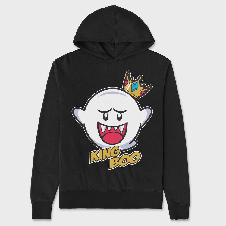 King Boo Mario Bros, Unisex Men's Hoodie