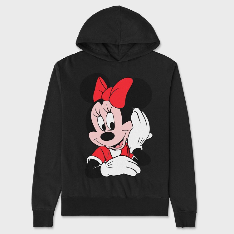 Cartoon Retro Minnie 6, Unisex Men's Hoodie