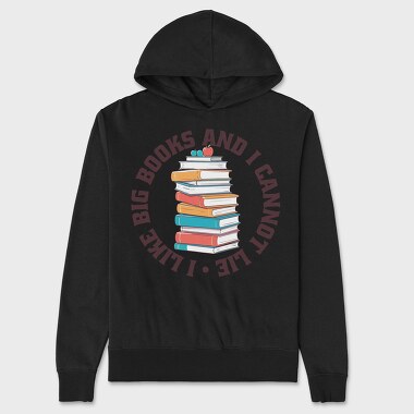 Big Books, Unisex Men's Hoodie