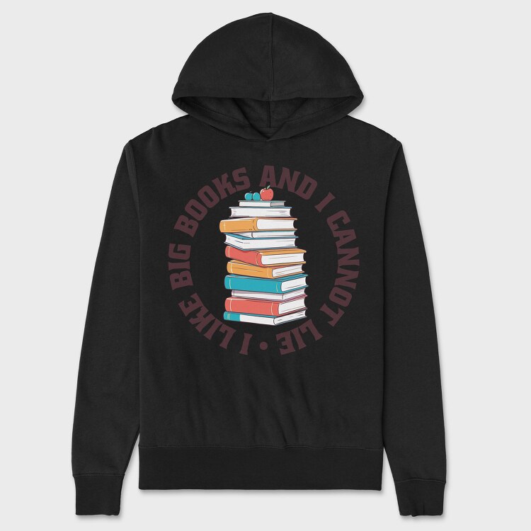 Big Books, Unisex Men's Hoodie