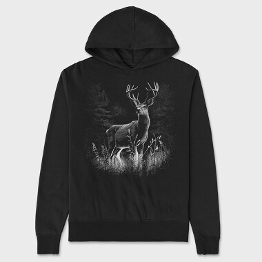 Deer, Unisex Men's Hoodie