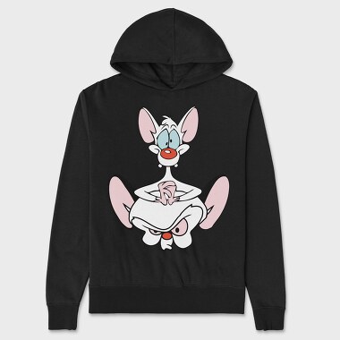 Cartoon Retro Pinky and Cerebro 1, Унисекс Мъжко Суичър