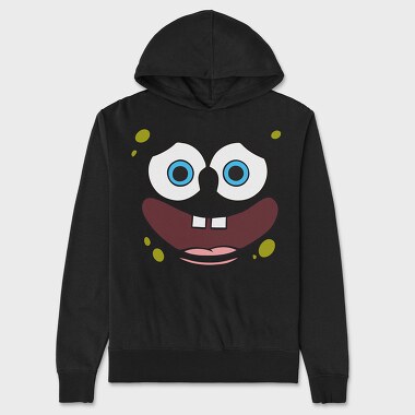 SpongeBob face 15, Unisex Men's Hoodie