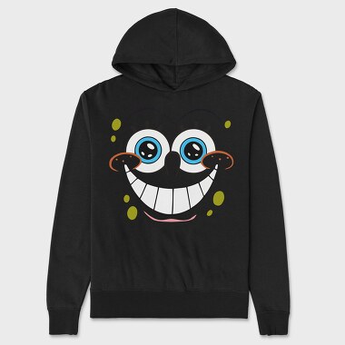 SpongeBob face 18, Unisex Men's Hoodie