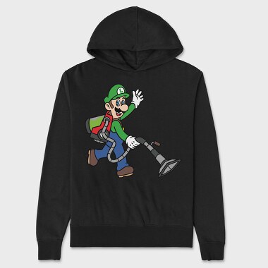 Luigi Poltergust, Unisex Men's Hoodie