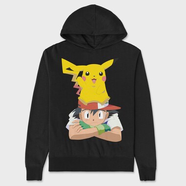 Cartoon Retro Pokemon 1, Unisex Men's Hoodie