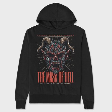 The Mask of Hell, Unisex Men's Hoodie
