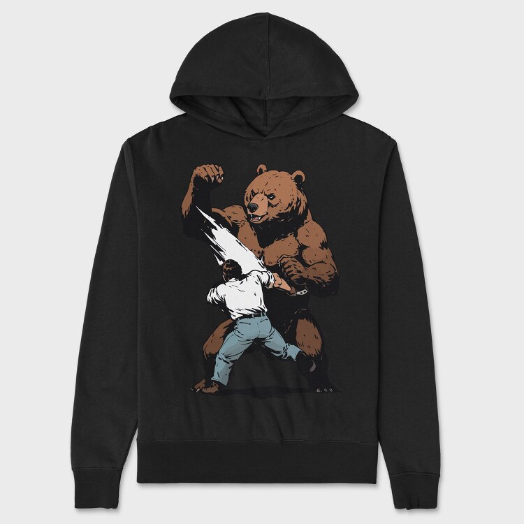 Bear Figth, Унисекс Мъжко Суичър