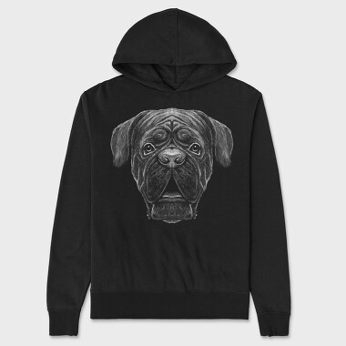 French Mastiff, Unisex Men's Hoodie