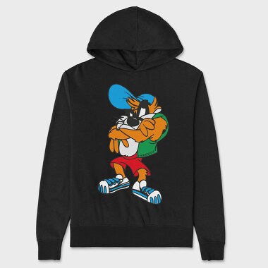 Cartoon Retro Tazmania 1, Unisex Men's Hoodie