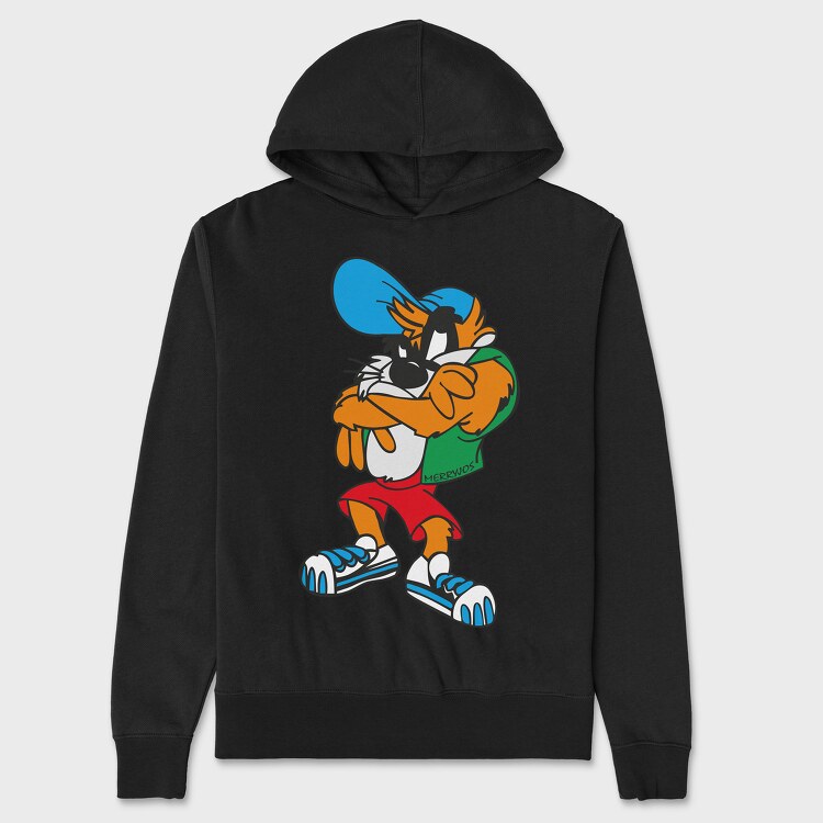 Cartoon Retro Tazmania 1, Унисекс Мъжко Суичър