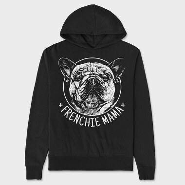 Frenchie Mama, Unisex Men's Hoodie