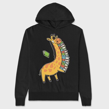 Giraffe Books, Unisex Men's Hoodie