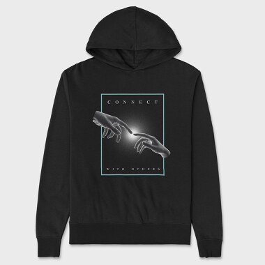 Minimal Hands, Unisex Men's Hoodie