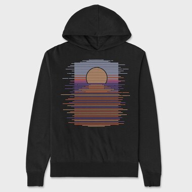 Landscape Sunset Tshirt, Unisex Men's Hoodie
