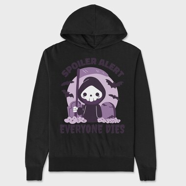 Cute Reaper Spoiler, Unisex Men's Hoodie
