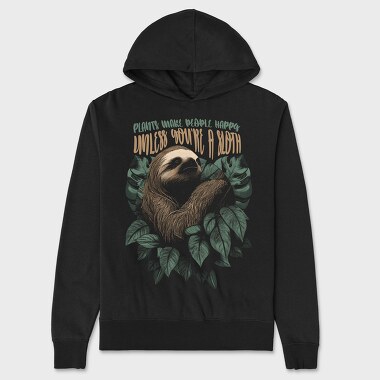 Sloth Plants, Унисекс Мъжко Суичър