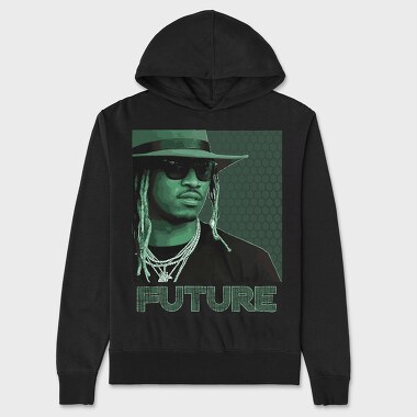 Future Green, Unisex Men's Hoodie
