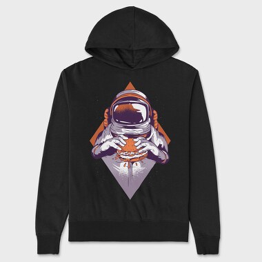 Astronaut Burger, Unisex Men's Hoodie