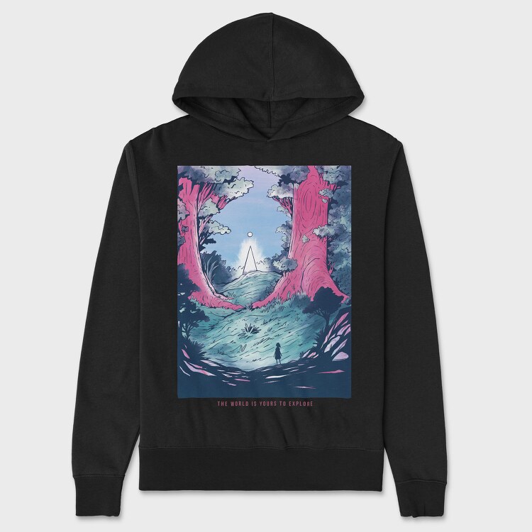 Fantasy_Landscape_03, Unisex Men's Hoodie