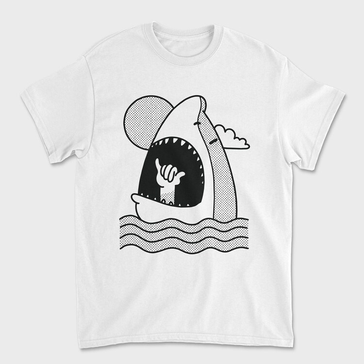 Shark Shaka, Унисекс Мъжка Тениска