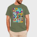 octopus draw, Tricou Barbati (Unisex)