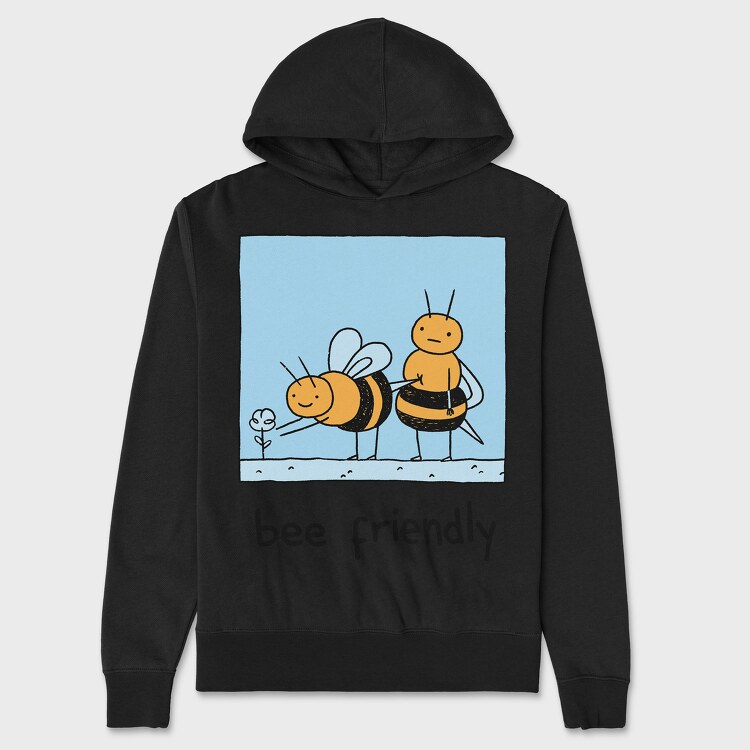 Friendly Bee, Унисекс Мъжко Суичър
