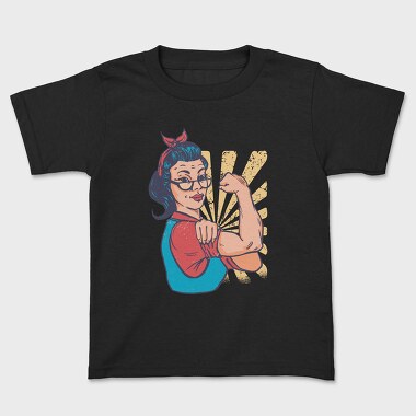 Retiring Woman Success, Kids' T-Shirt