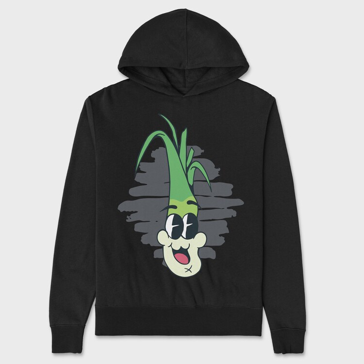 Leek Funny, Unisex Men's Hoodie