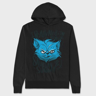 Cat Monday, Unisex Men's Hoodie
