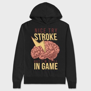 Brain Lightning Quote, Unisex Men's Hoodie