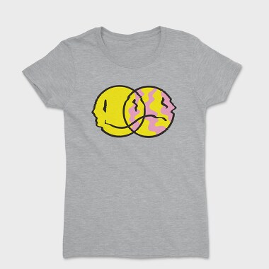 Happy Sad Emoji, Women's T-Shirt