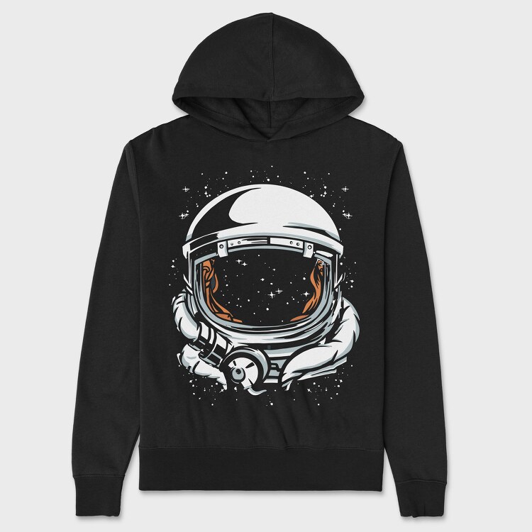 Astronaut Abstract, Unisex Men's Hoodie