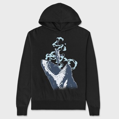 Megalodon Chase, Unisex Men's Hoodie