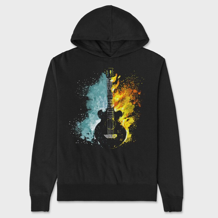 Guitar Firewater, Унисекс Мъжко Суичър