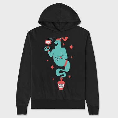Gin Genie, Unisex Men's Hoodie