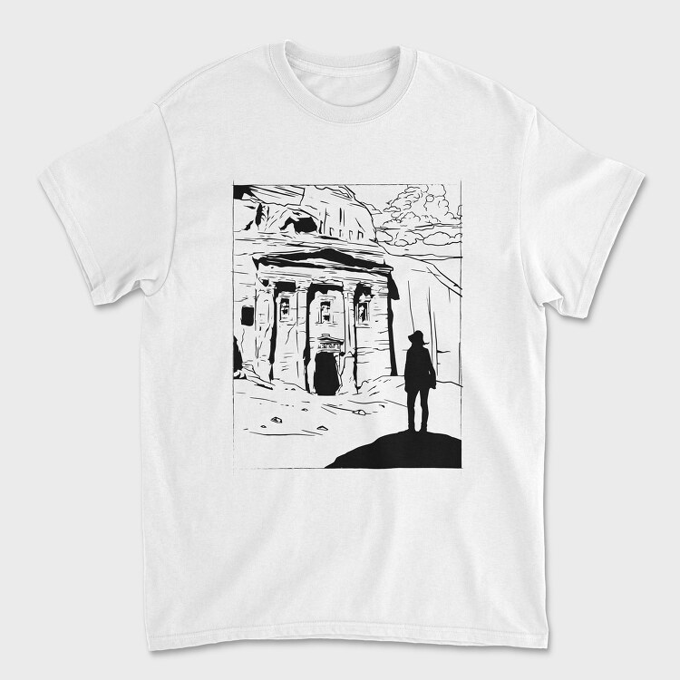 Petra In Jordan, Unisex Men's T-Shirt