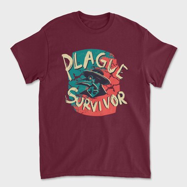 Plague Survivor, Unisex Men's T-Shirt