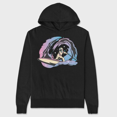 Astronaut Surf, Unisex Men's Hoodie