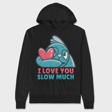 Heart Sloth, Unisex Men's Hoodie