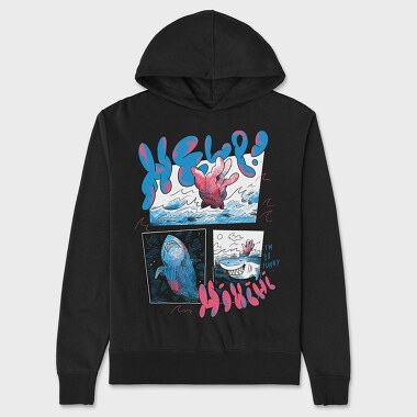 Ocean Creatures 01, Unisex Men's Hoodie