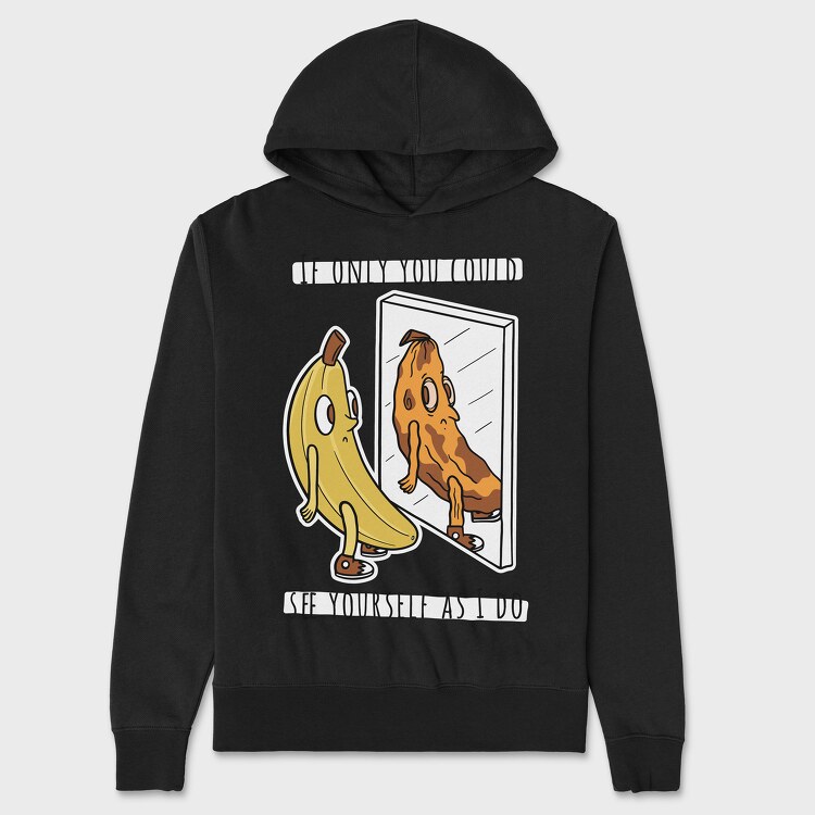 Banana, Unisex Men's Hoodie