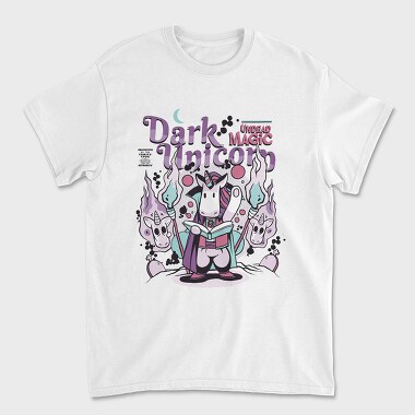 Dark Unicorn Funny, Unisex Men's T-Shirt
