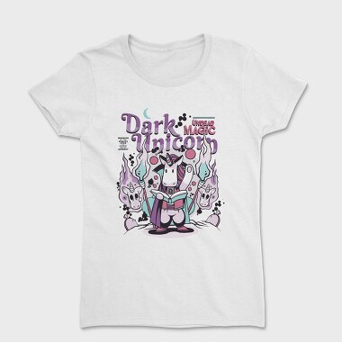 Дамска Тениска, Dark Unicorn Funny