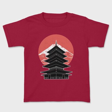 Pagoda FujiJapan, Kids' T-Shirt