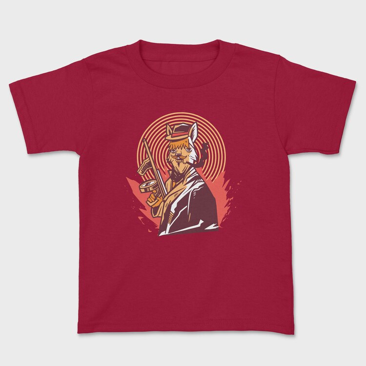 Gangster Alpaca, Kids' T-Shirt