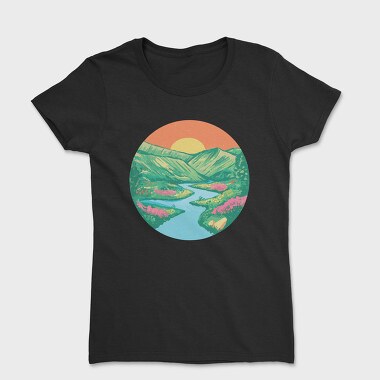 Sunrise Painting, Women's T-Shirt