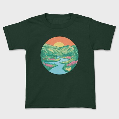 Sunrise Painting, Kids' T-Shirt